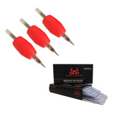 Kit 05 Biqueiras Bico + 05 Agulhas Tatuagem Tattoo Anvisa