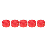 Kit 05 Botões Protetor Vermelho Night Glow Footswitch Pedal