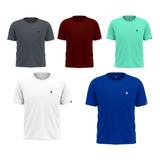 Kit 05 Camisas Plus Size G1 Ao G4 Camiseta Masculina