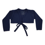Kit 05 Casaquinho De Bebê Tipo Bolero Com Laço Manga Longa