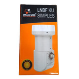Kit 05 Lnb Simples 1 Saída Full Hd 4k Universal Banda Ku 