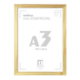 Kit 05 Molduras Quadro A3 30x42 Diploma Poster C/ Acetato