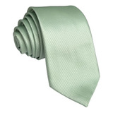 Kit 05 Pcs Gravata Verde Menta Para Padrinhos