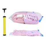 Kit 05 Saco À Vácuo Guardar Roupa 70 X 110 Cm Clink+ Bomba 