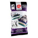 Kit 05 Sacos A Vácuo Viagem Roupa 70x110 Cm + Bomba