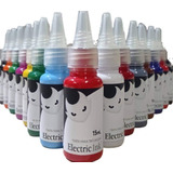 Kit 05 Tintas Tatuagem Tattoo Electric Ink 15ml A Escolha