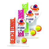 Kit 05 Troféus Personalizados Tamanhos Variados Em Acrílico