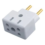 Kit 05 Und Adaptador Bob Esponja De Tomada 10a / 20a 250v T