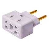 Kit 05un Adaptadores De Tomada 10a / 20a 250v T