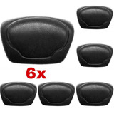 Kit 06 Almofada Preto Para Banhyeiras De Hidromassagem