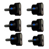 Kit 06 Coxim Máquina De Vidro Elétrico Fox Todos Diant Tras