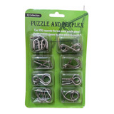 Kit 06 Desafio Quebra 3d Puzzle Metal