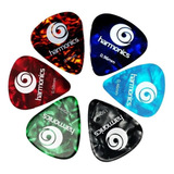 Kit 06 Palhetas Fina Media Grossa Guitarra Violão Strinberg