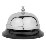 Kit 06 Sino De Mesa Sineta Campainha Em Metal Balcão Hotel