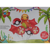 Kit 07 Balões Bexiga Metalizados Aniversario Festa Infantil