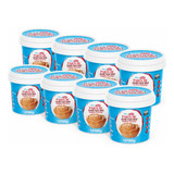 Kit 08 Potes Manicrem Pasta De Amendoim 100% Amendoim - 1kg