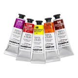 Kit 09 Cores Tinta Óleo Corfix 37ml - Pintura Tela Artes