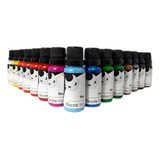 Kit 09 Tintas Tatuagem Tattoo Electric Ink 15ml A Escolha
