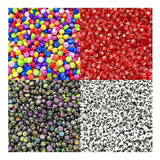 Kit 1.000 Miçanga Infantil Letra Alfabeto 4 Modelos 