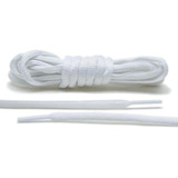 Kit 1 Cadarço Oval Branco 140cm