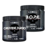 Kit 1 Creatina Monohidra 150g Turbo + 1 Pré Treino Bope 150g