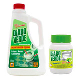 Kit 1 Diabo Verde Pia Cano Vaso 1l + 1 Limpador Forno 250g