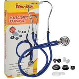 Kit 1 Estetoscópio Rappaport Premium + 1 Otoscópio Simples