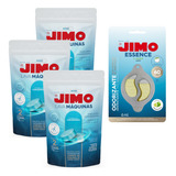Kit 1 Jimo Essence + 3 Jimo Pastilhas Limpa Lava Louças