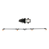 Kit 1 Motor Bomba 100psi E 1 Mini Barra 4 Bicos Para Trator