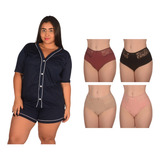 Kit 1 Pijama Americano Plus Size