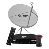 Kit 1 Receptor Digital Bs9900s Bedin - Antena 90cm Lnbf Ku