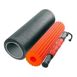 Kit 1 Rolo Liberação Miofascial Massagem + 1 Rolinho Bastão