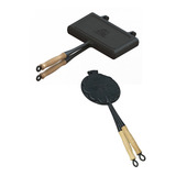 Kit 1 Waffleira E 1 Sanduicheira 2 Pães De Forma Ferro Lib