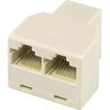 Kit 10 Adaptador Duplicador Cabo De Rede Rj45 Internet Pc