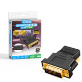 Kit 10 Adaptador Dvi-d Macho Para 24+1 X Hdmi Femea Contatos Banhado Lumi