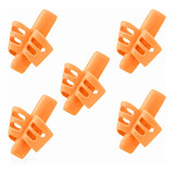 Kit 10 Adaptador Escrita Apoio Dedos Ergonômico Segura Lápis