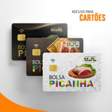 Kit 10 Adesivo Cartão Crédito Bolsa