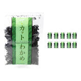Kit 10 Alga Marinha Cut Wakame Mac Desidratada Picada 70g