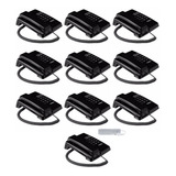 Kit 10 Aparelho Telefone Com Fio Intelbras Tc 50 Mesa Parede