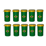Kit 10 Apitos Corneta Plástico Vuvuzela Brasil Copa Do Mundo