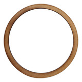 Kit 10 Aros Mdf Crú 3mm E 2 Molduras Triângulo 1cm Largura