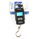Kit 10 Balança Portátil Digital Mão Mala Bagagem Pesca Até 50kg