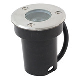 Kit 10 Balizador Spot Led Embutir Chao Piso Jardim 1w