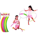 Kit 10 Bambolê Colorido De Plastico Desmontável 70 Cm