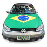 Kit 10 Bandeira Brasil P/ Capô De Carro + 20 Capa Retrovisor