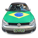 Kit 10 Bandeira Brasil P/capô De Carro+10 Pares P/retrovisor