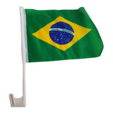 Kit 10 Bandeira Brasil Vidro Carro