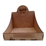 Kit 10 Bandejas Mdf Expositor Brownie Palha Doce 20x20x15