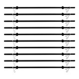 Kit 10 Barra Body Pump + Presilhas Para Academia Musculação