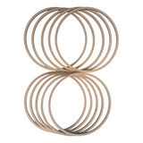 Kit 10 Bastidores Com 22cm E Mdf Cru De 6mm Moldura Bordado
